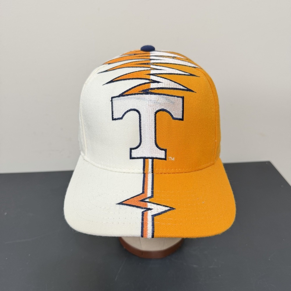 Vintage Tennessee Volunteers Shockwave Hat Cap 90's Starter Vols White Side